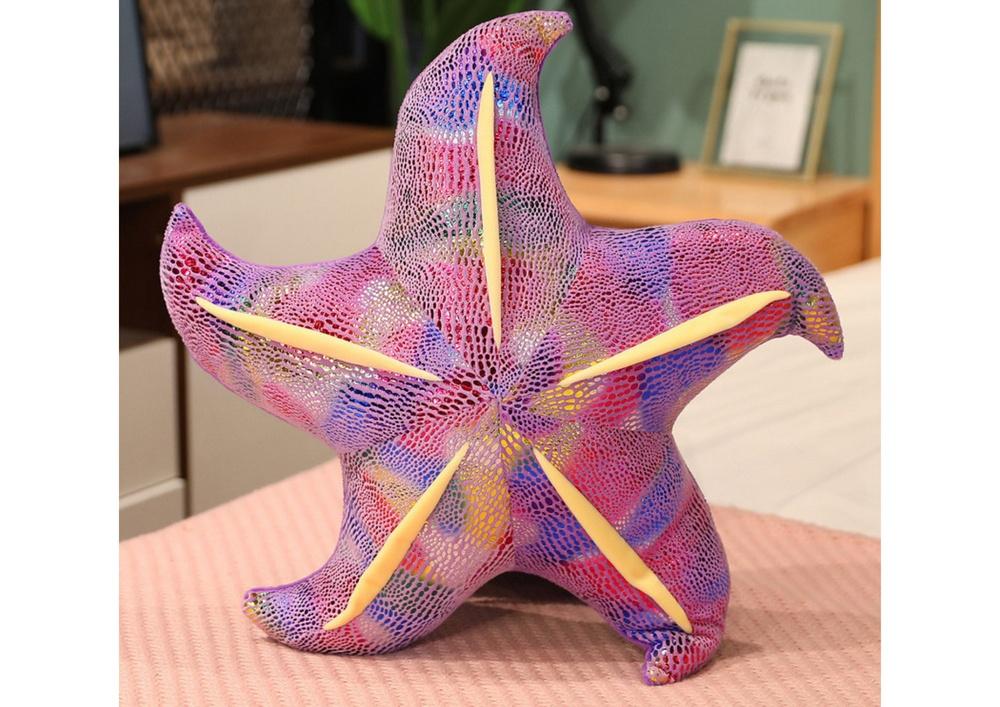 Sjarmerende 45 cm Purple Starfish plysjpute – myk og kosete