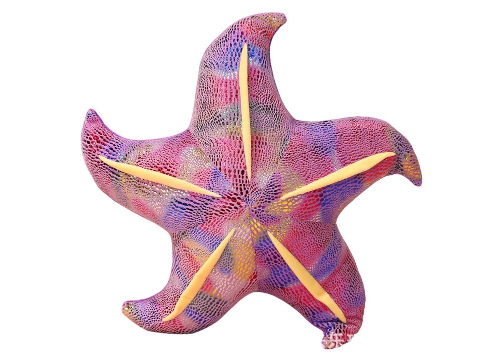 Charmig 45 cm Purple Starfish plyschkudde – mjuk och gosig