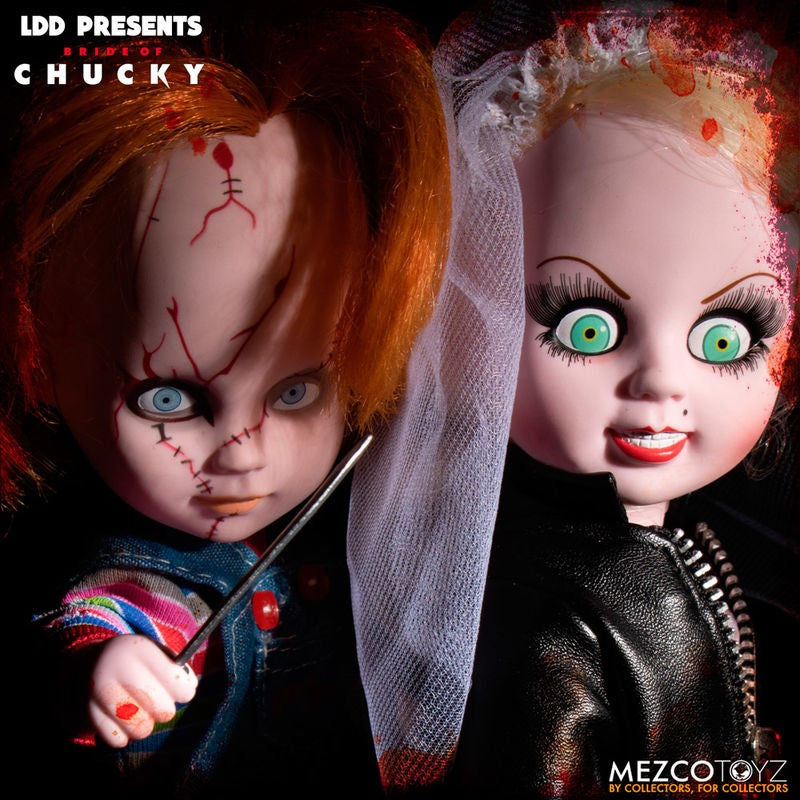 Chucky och Tiffany Living Dead Dolls - 25 cm Figurer Pack