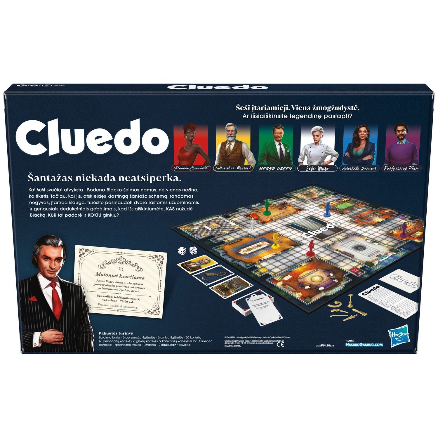 Cluedo The Classic Mystery Game (på litauiska språk.)