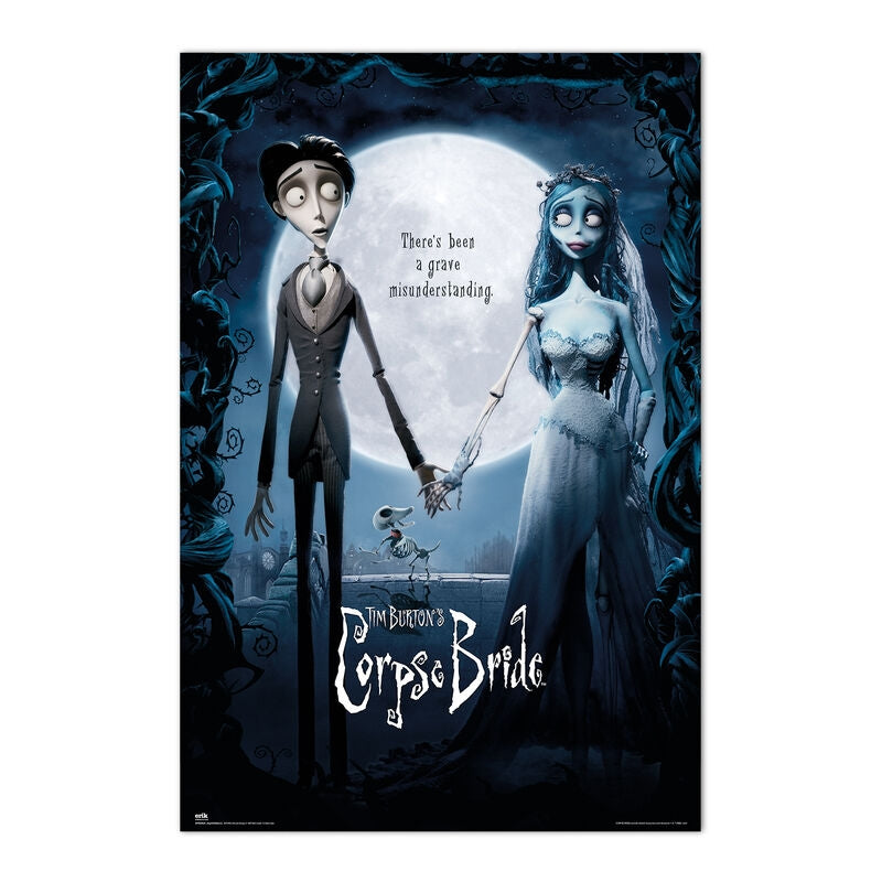 Corpse Bride filmaffisch, 24x36 tum, högkvalitativt tryck