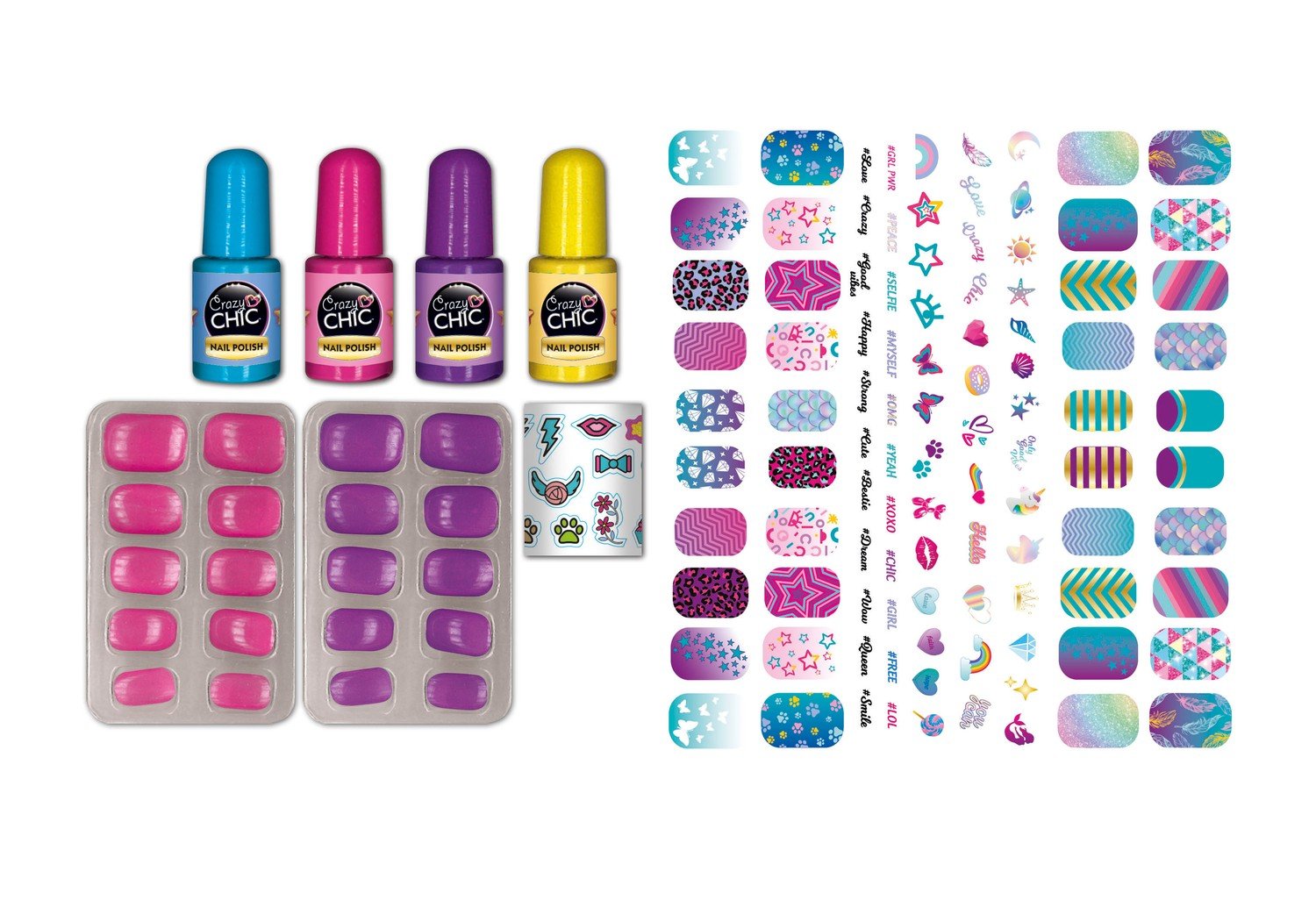 Crazy Chic Nail Kit - Glow In The Dark