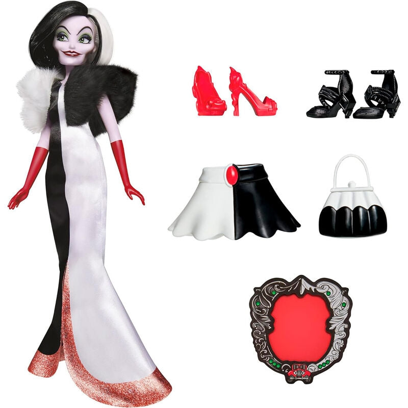 Cruella de Vil docka, 28 cm, samlarfigur