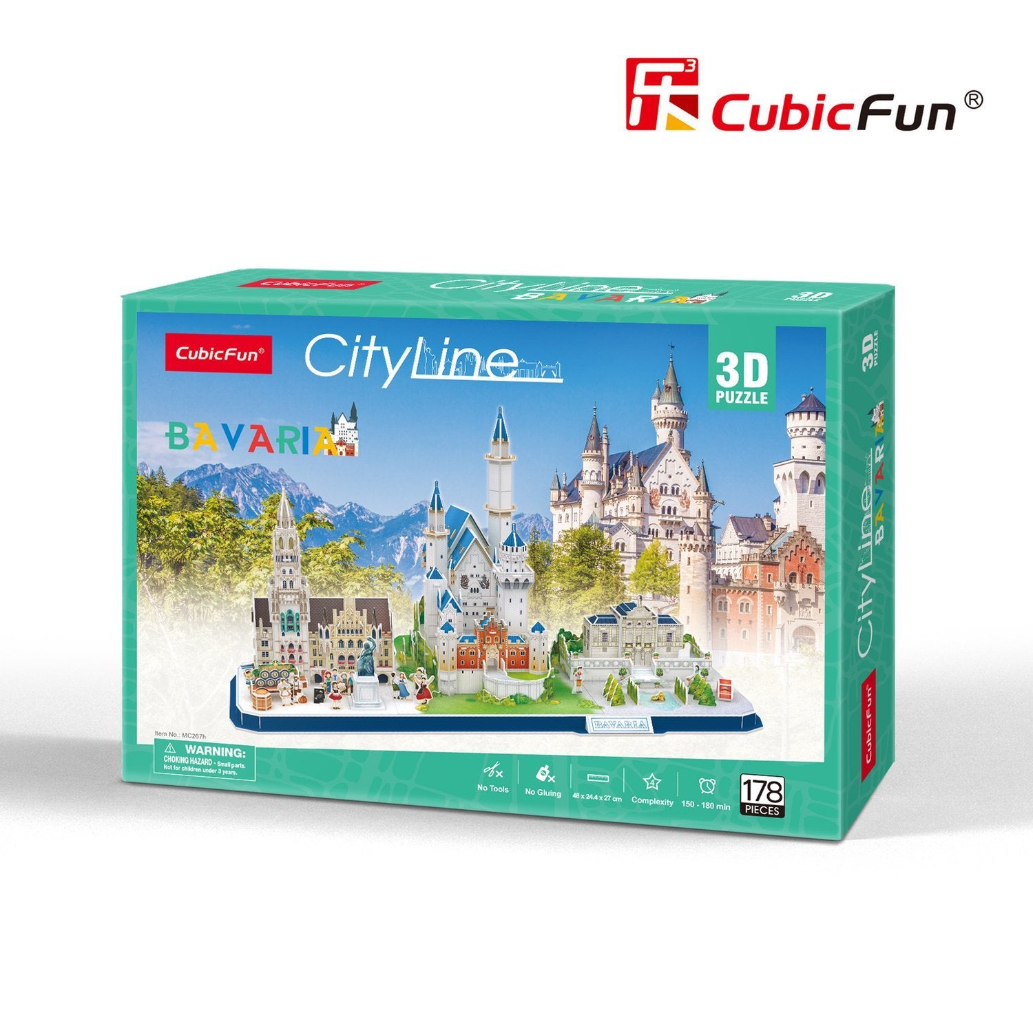 Cubicfun 3D Puzzle City Line Bayern