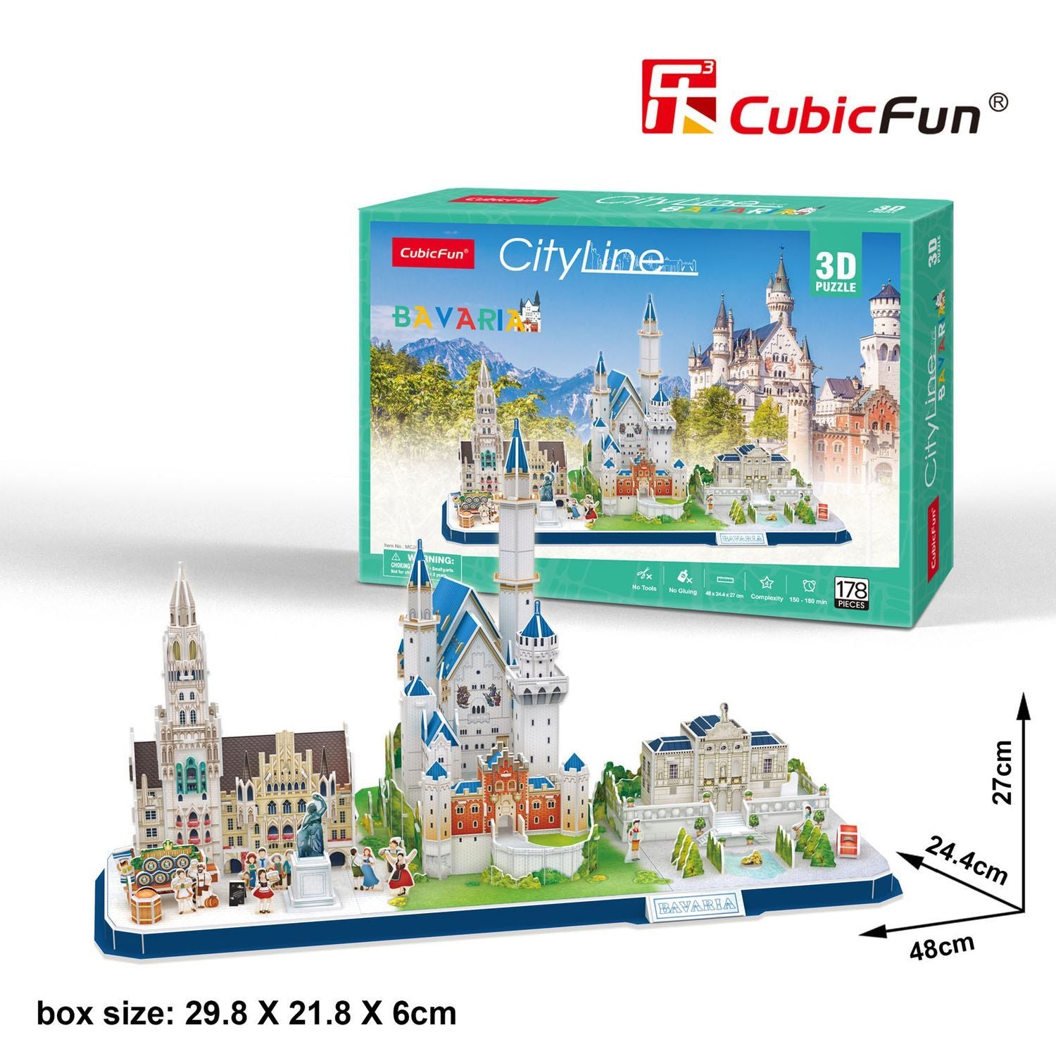 Cubicfun 3D Puzzle City Line Bayern