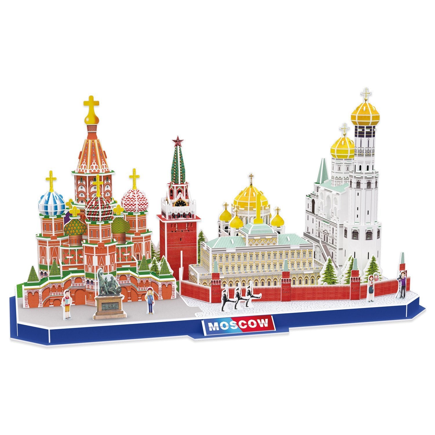 Cubicfun 3D-puslespil City Line Moskva