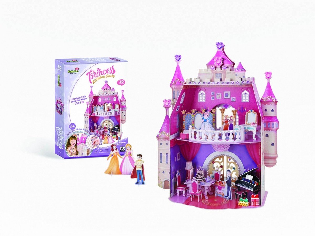 Cubicfun 3D Puzzle Princess Birthday House