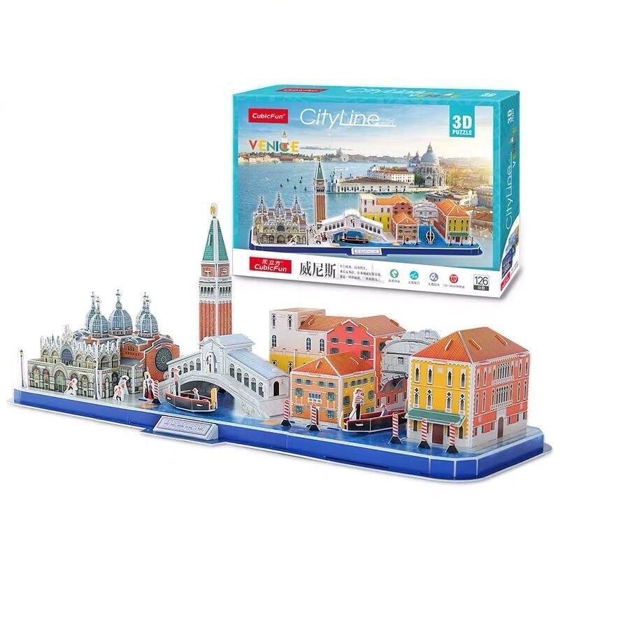 Cubicfun 3D-puslespill City Line Venezia