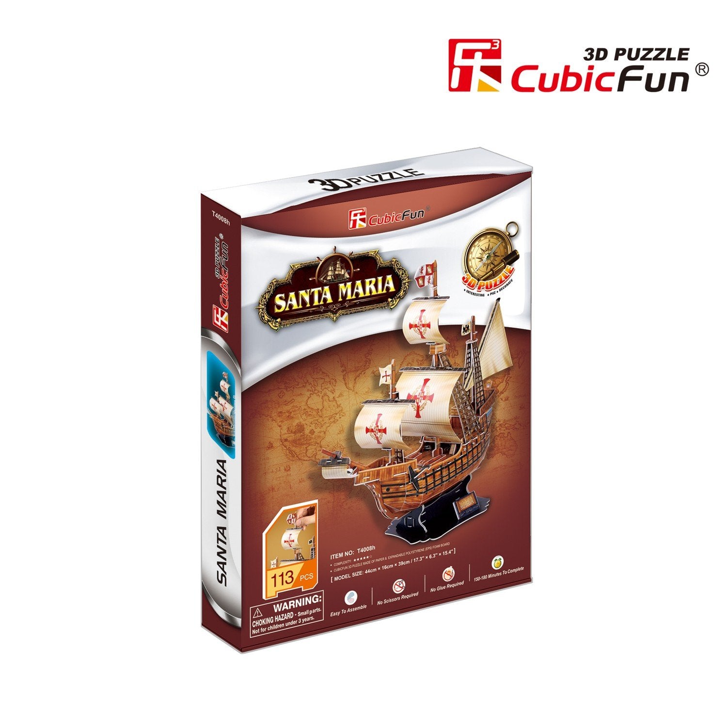 Cubicfun 3D puslespill Santa Maria