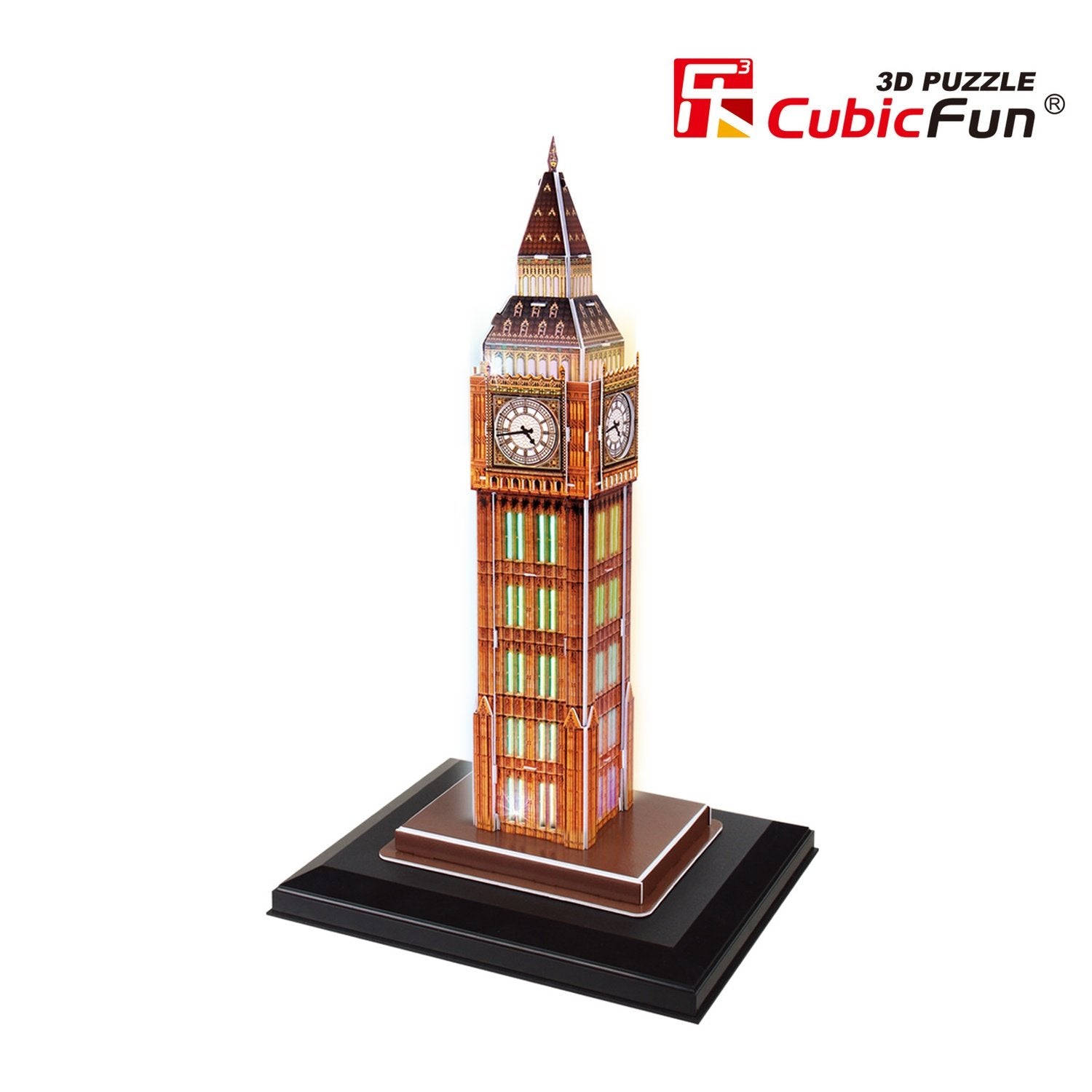 Cubicfun 3D-puslespil med led Big Ben