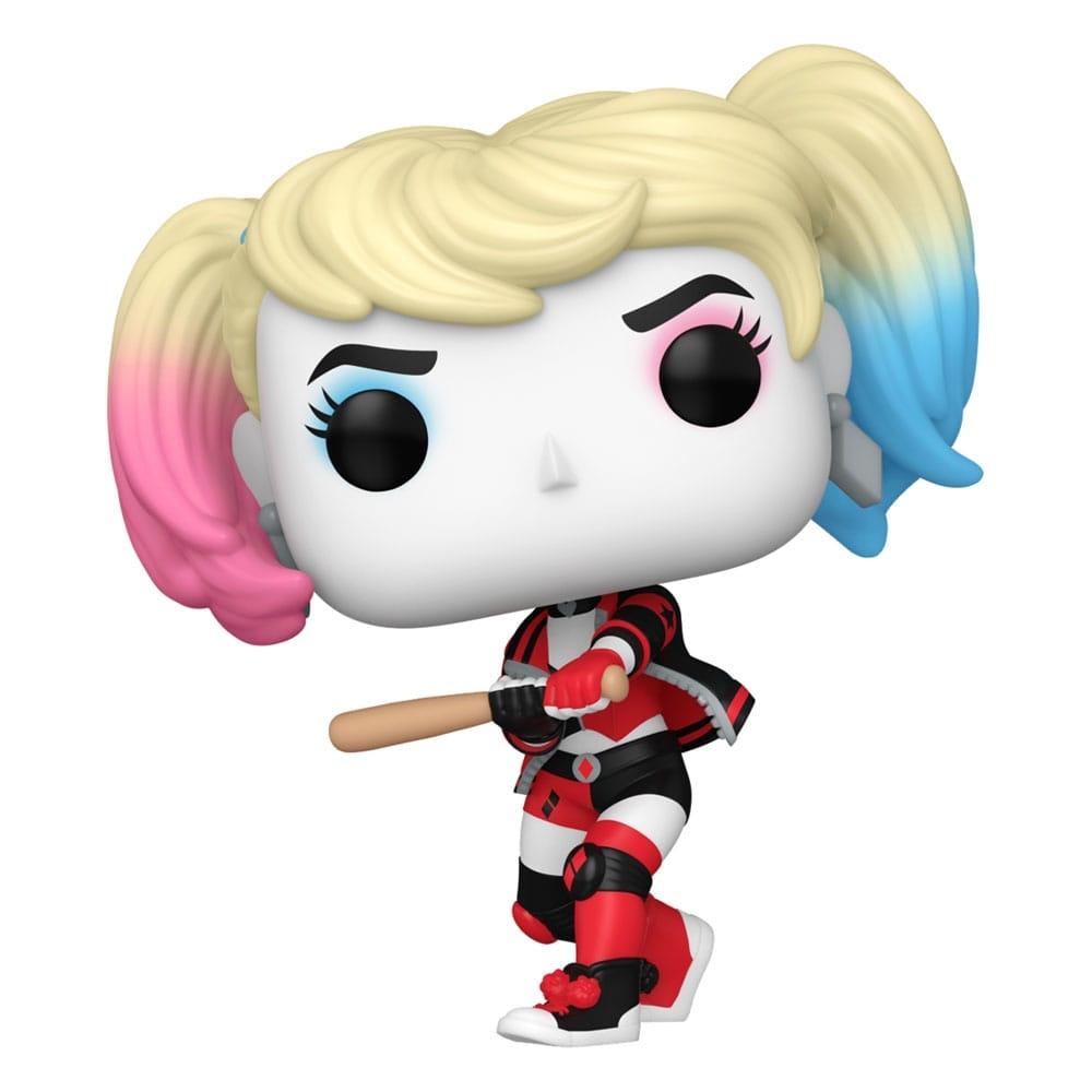 DC Comics: Harley Quinn Takeover POP! Heroes Vinylfigur Harley med fladdermus 9 cm