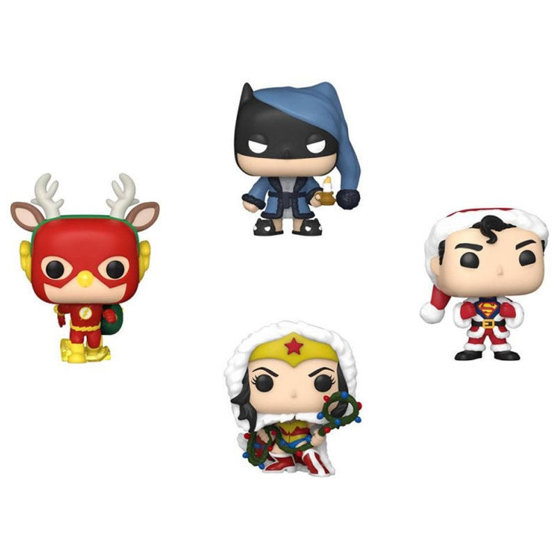 DC Comics Pocket POP Holiday Exklusivt 4-figurspaket