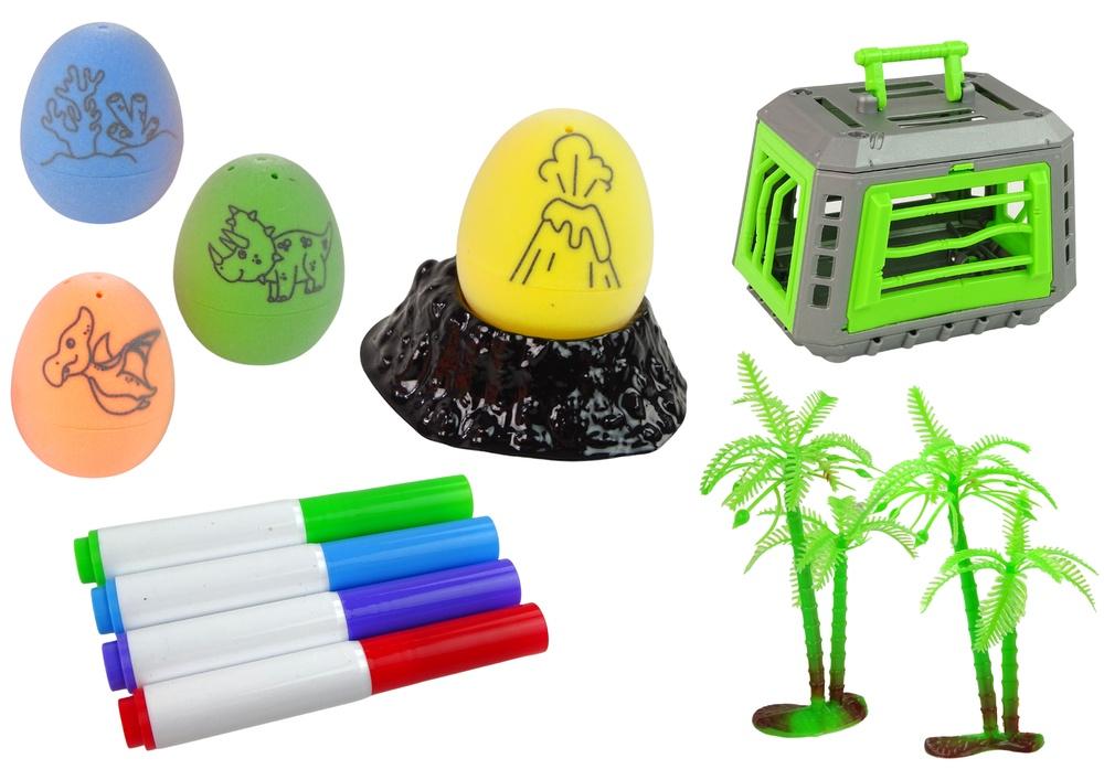 DIY Dinosaur Egg Painting Kit med transport og mat