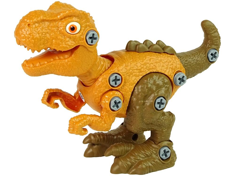 DIY Tyrannosaurus Rex-sett med egg og skrutrekker - oransje