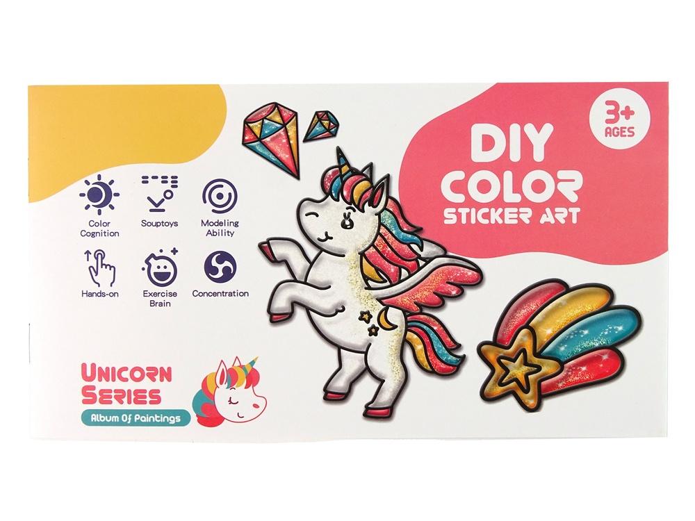 DIY Unicorn Window Stickers: 8 glittrande färger för barn