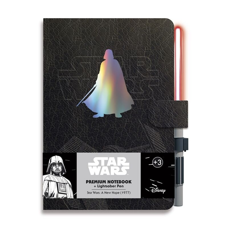 Darth Vader A5 Notebook med Lightsaber Pen Set