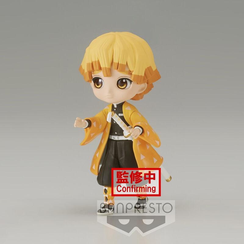 Demon Slayer Kimetsu No Yaiba Zenitsu Agatsuma Q posket petit figur 7cm