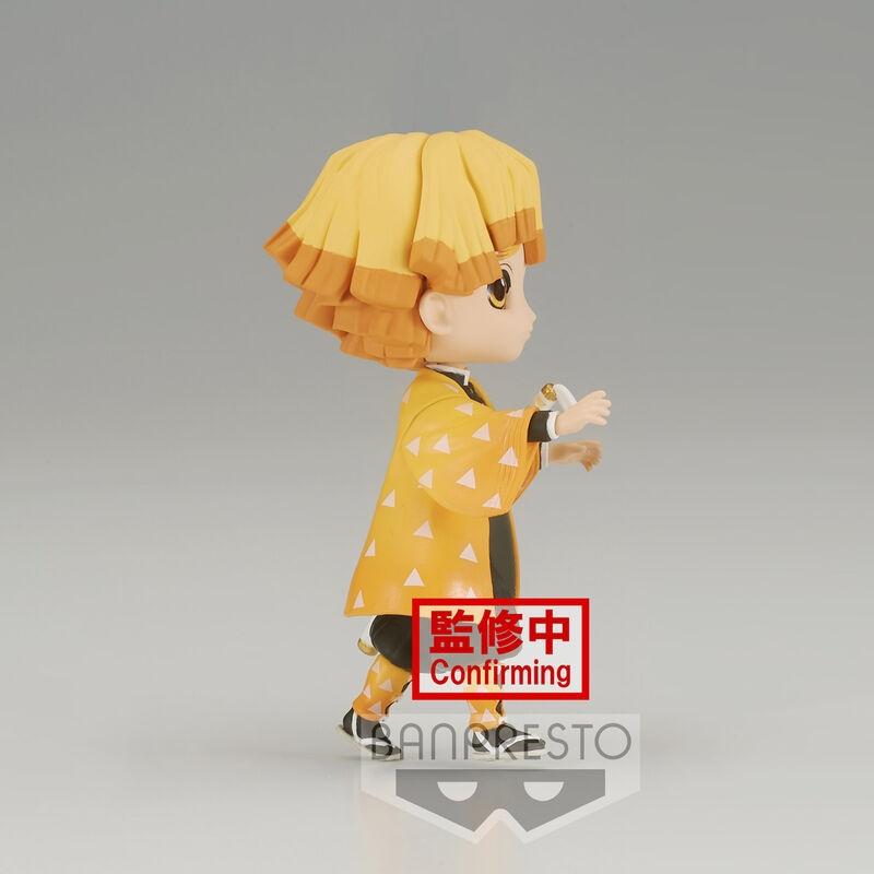 Demon Slayer Kimetsu No Yaiba Zenitsu Agatsuma Q posket petit figur 7cm