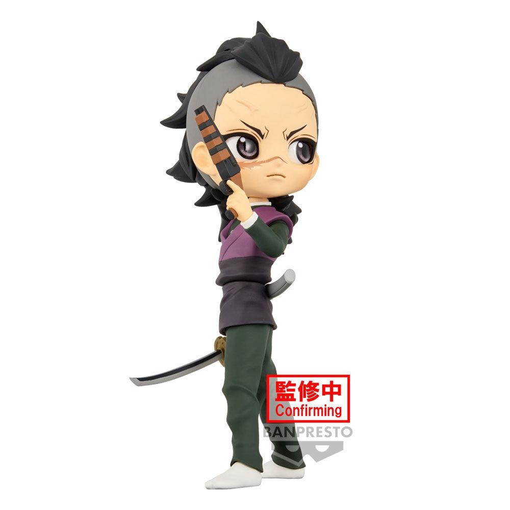 Demon Slayer Kimetsu no Yaiba Genya Shinazugawa Q posket figur 14cm