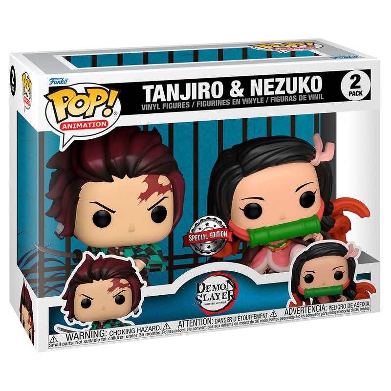 Demon Slayer Tanjiro & Nezuko exklusiva 2-pack figurer