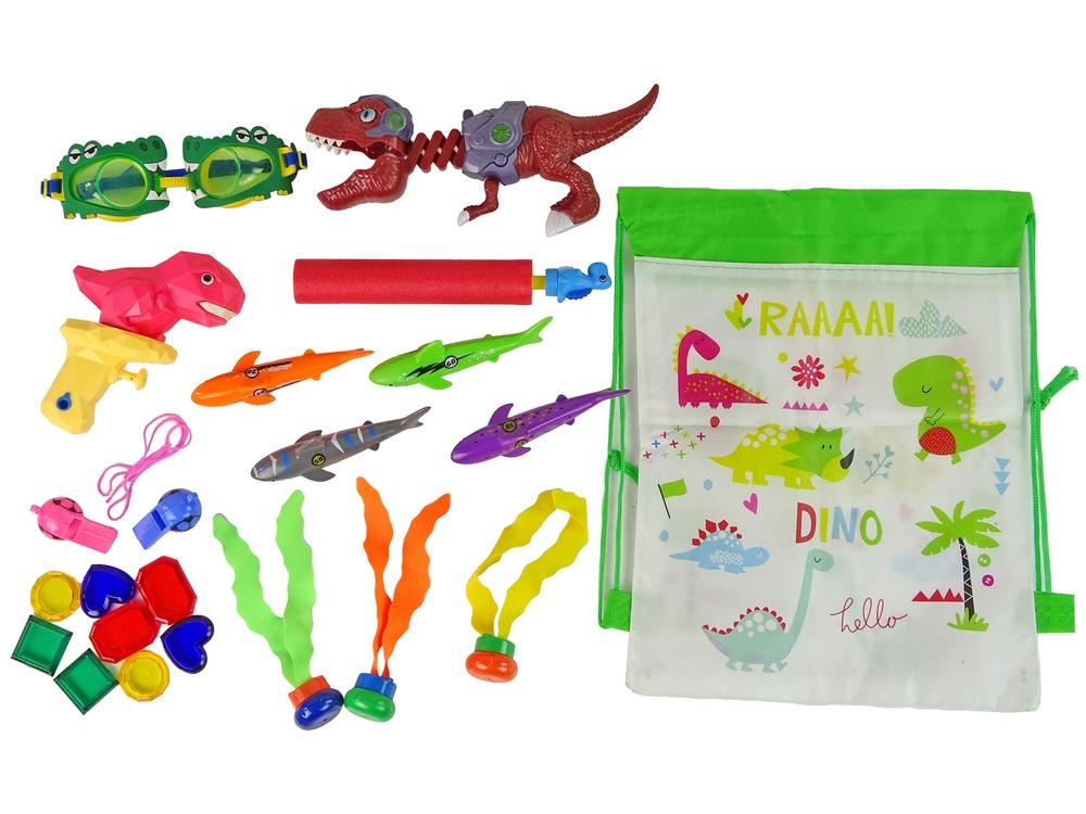 Dinosaur Diving Toy Set: Kul och lärande i vattnet!