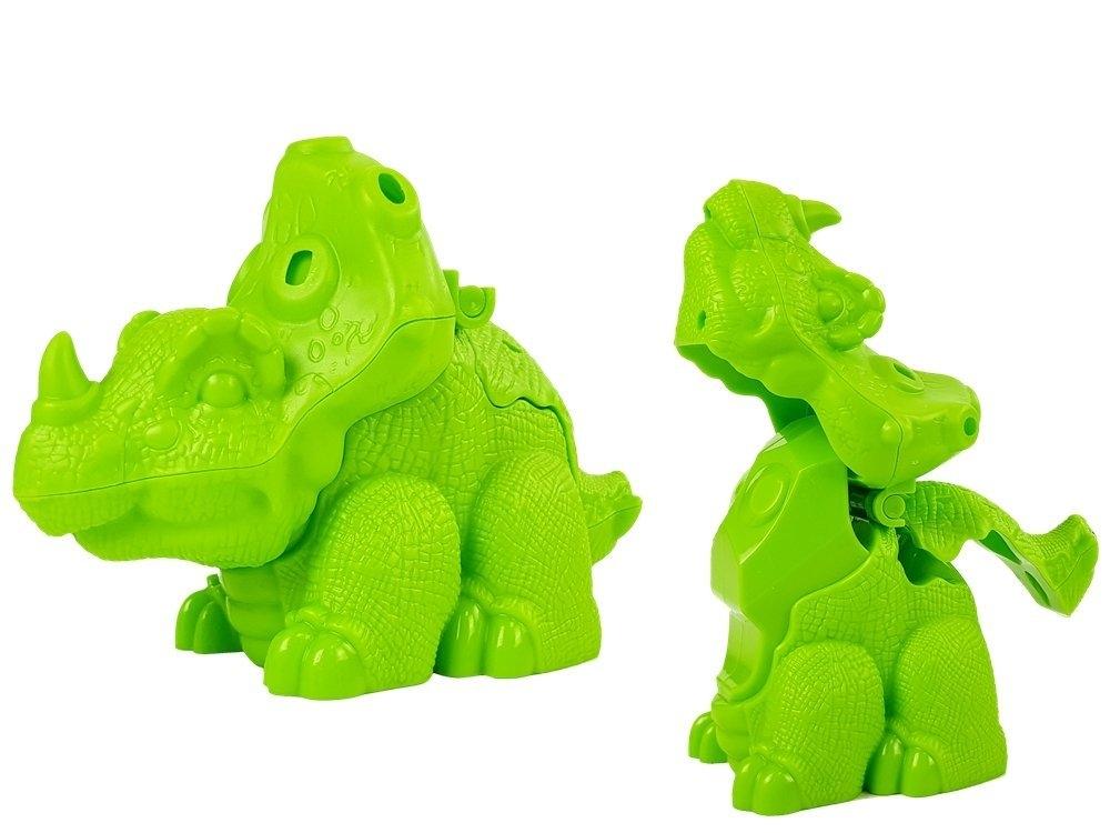 Dinosaur Play Dough Set: 12 deler, 4 farger, kreativ moro