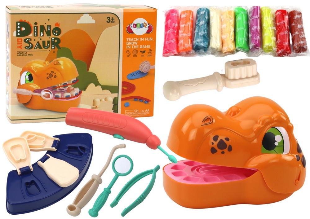 Dinosaur Tandläkare Playdough Set: Roligt rollspel för barn