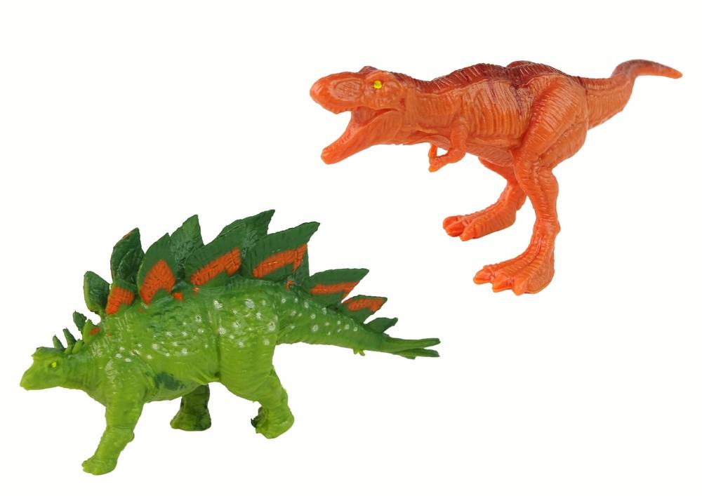 Dinosauriefigurer och raketbilsäventyrsset