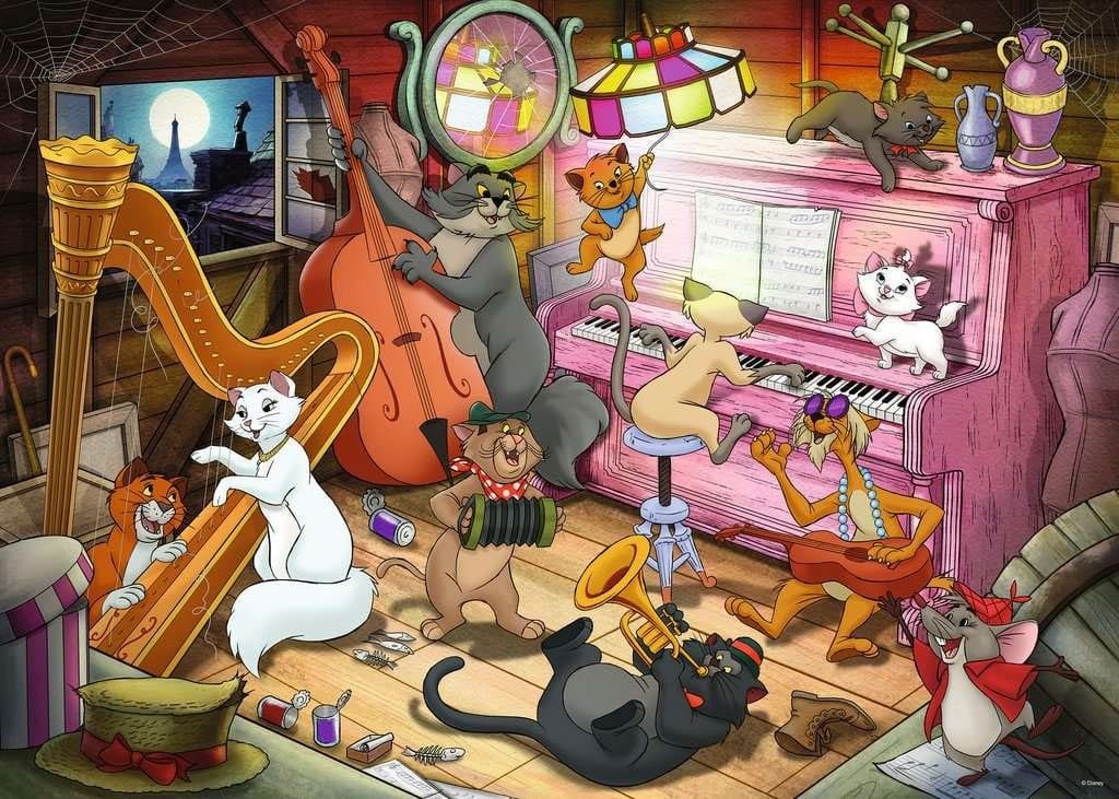 Disney Collector's Edition Jigsaw Puzzle Aristocats (1000 bitar)