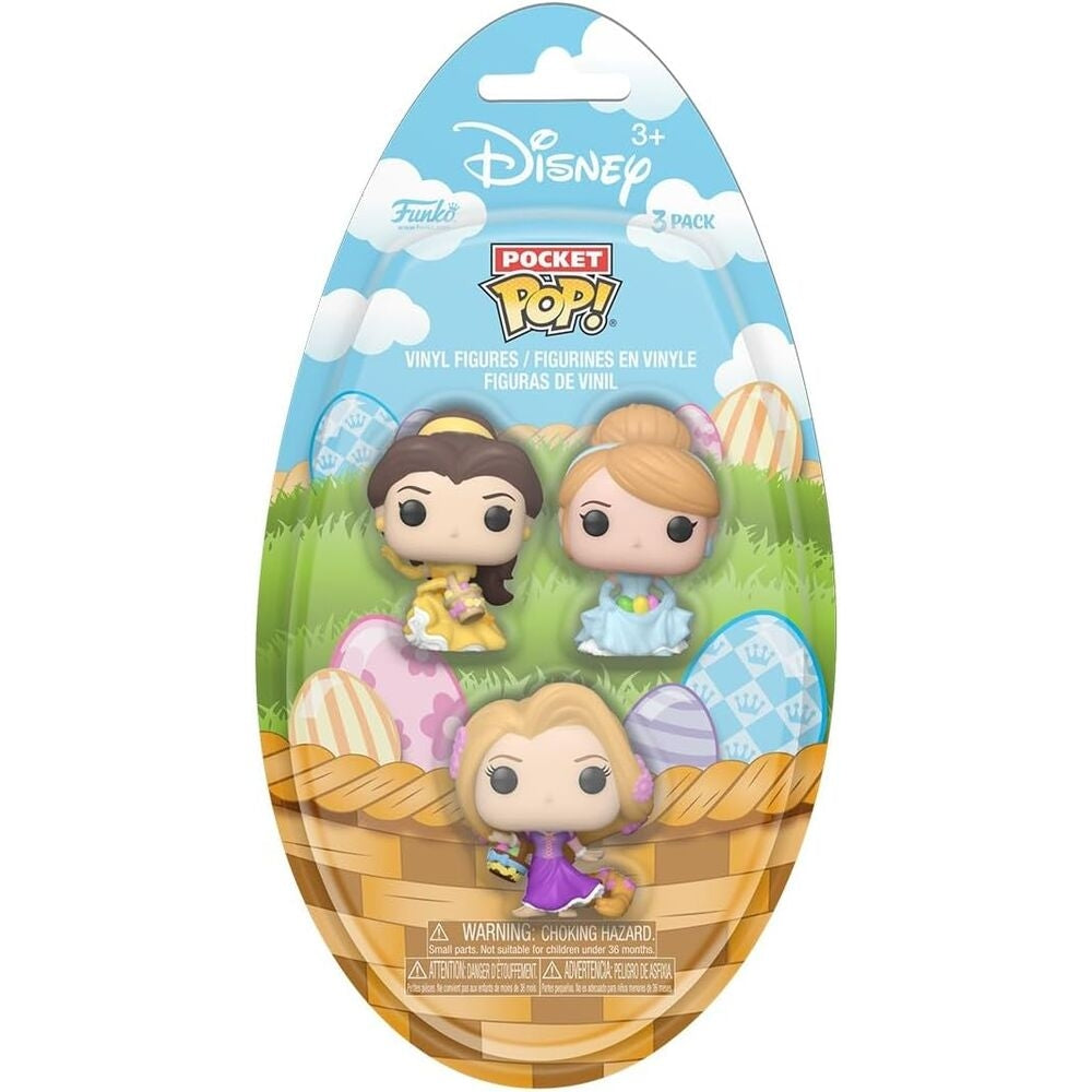 Disney Princess Pocket POP Blister Pack - 3 figurer för påsk