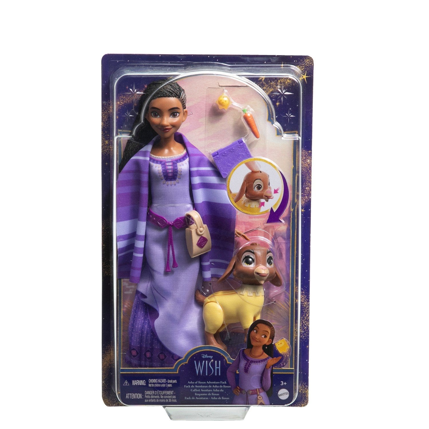 Disney Princess Wish Fd Hero Doll Travel Pack Hpx25