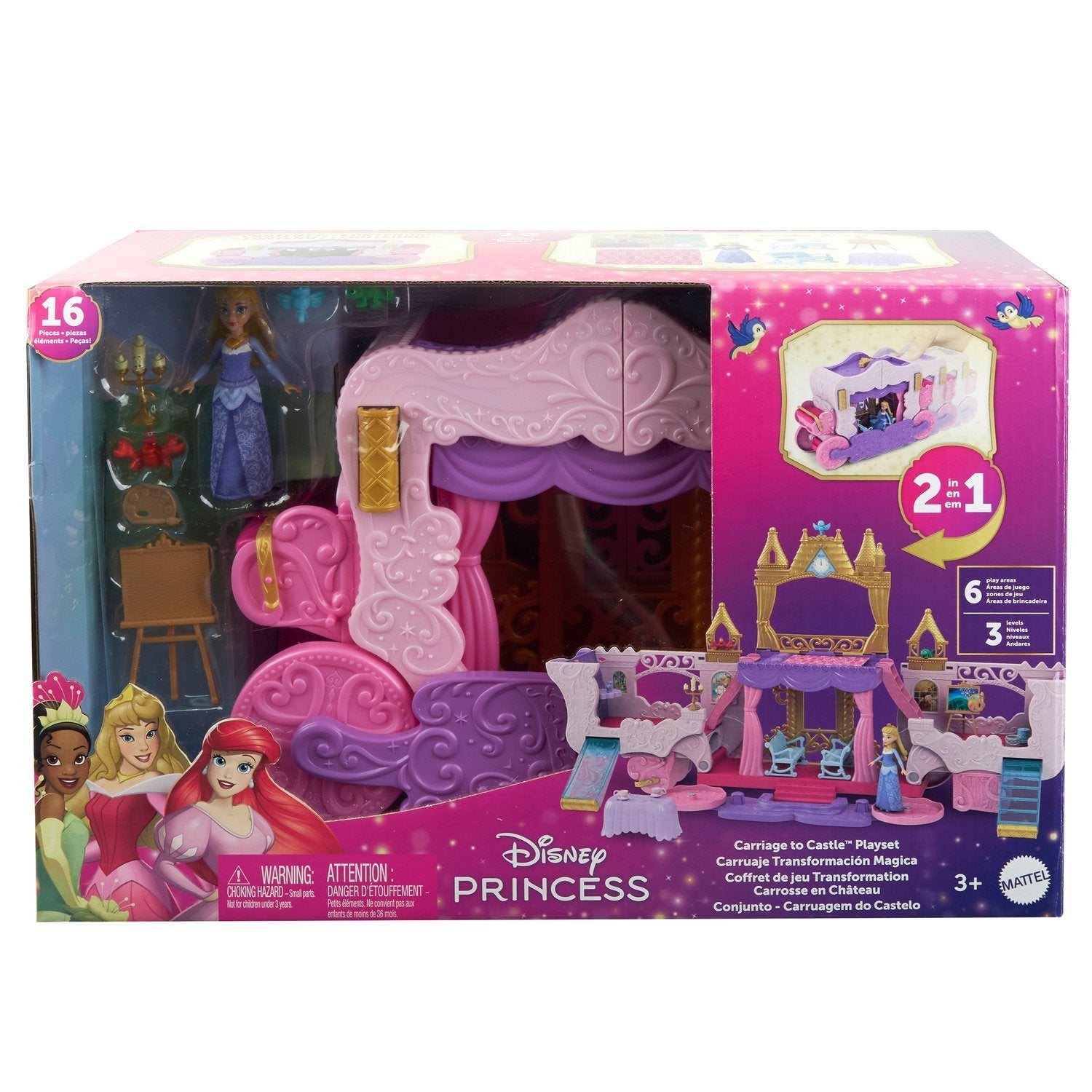 Disney Princess Vagn & Slott -Lekset