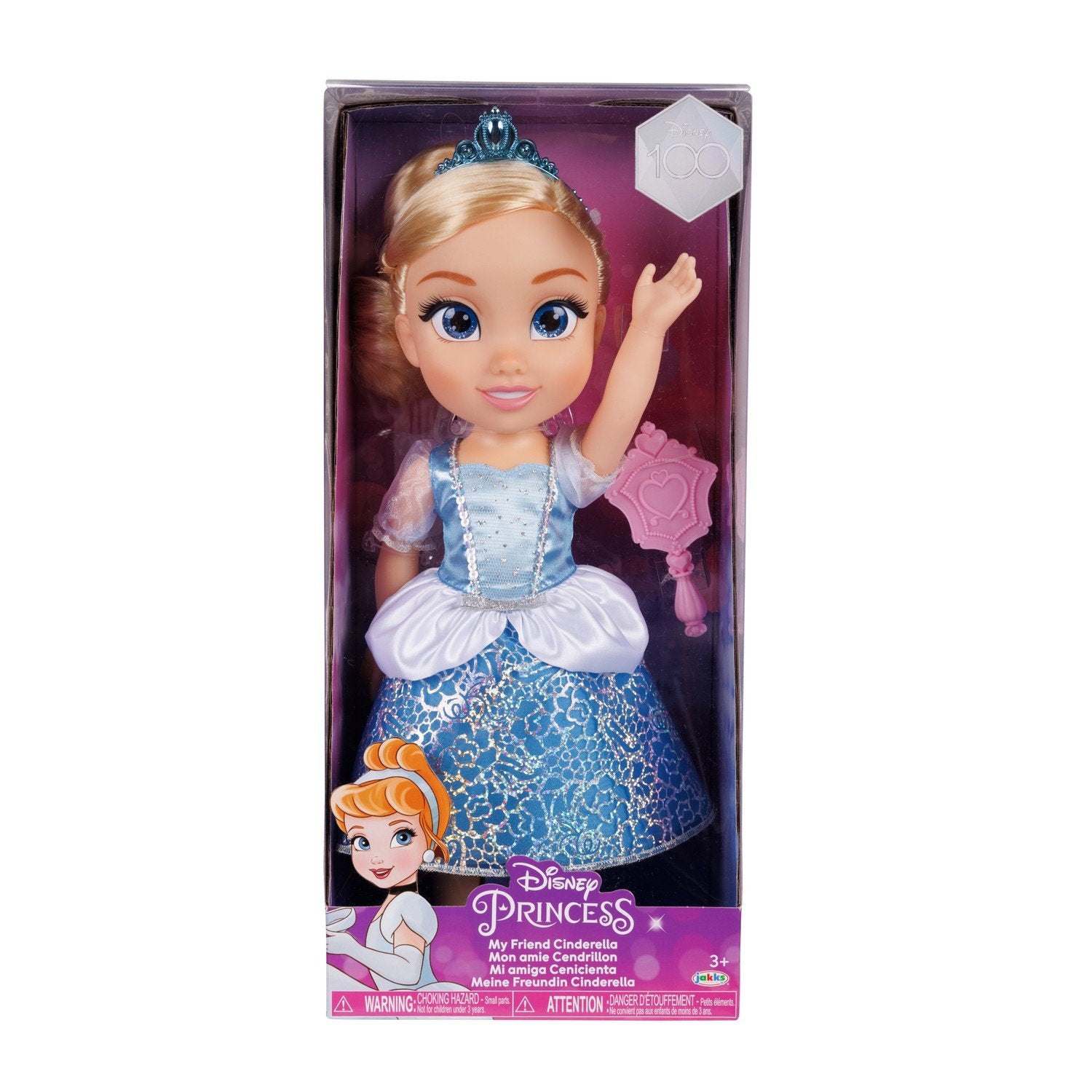 Disney Princess Doll Askepott, 35 cm