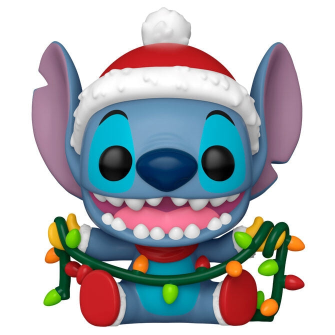 Disney Stitch Figur med lampor, samlarleksak för barn