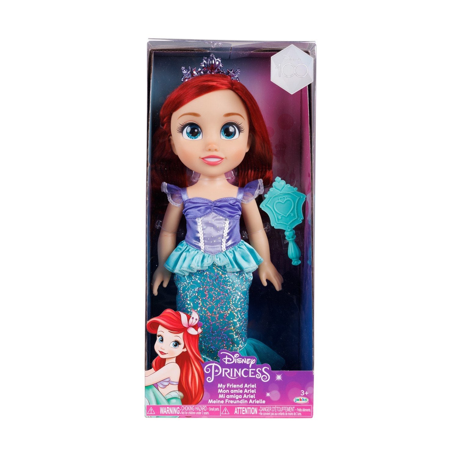 Disney prinsessedukke Ariel, 35 cm