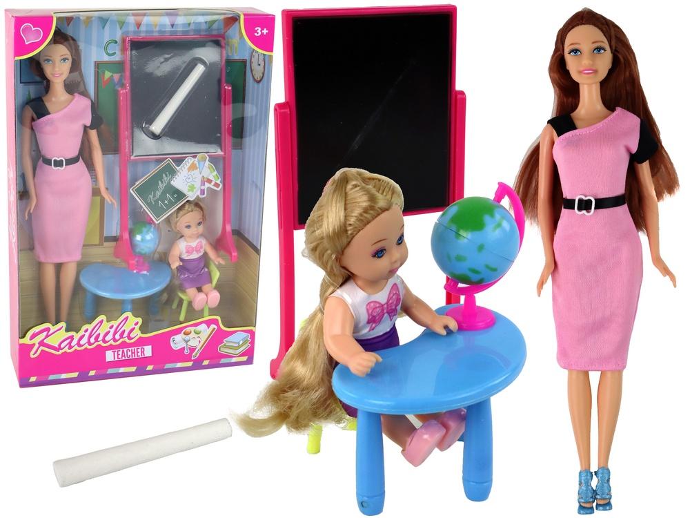 Dollset för lärare och elever med skoltillbehör