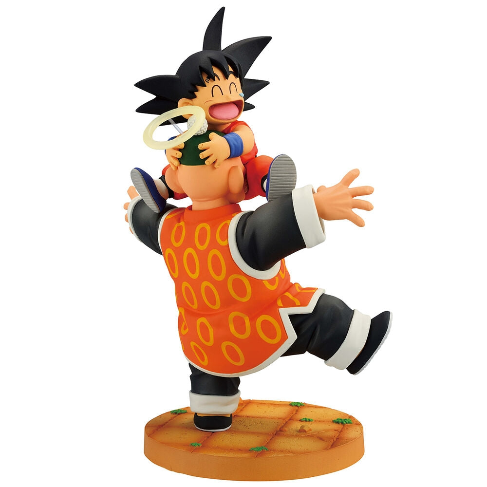 Dragon Ball Son Goku & farfar Son Gohan figur, 16 cm