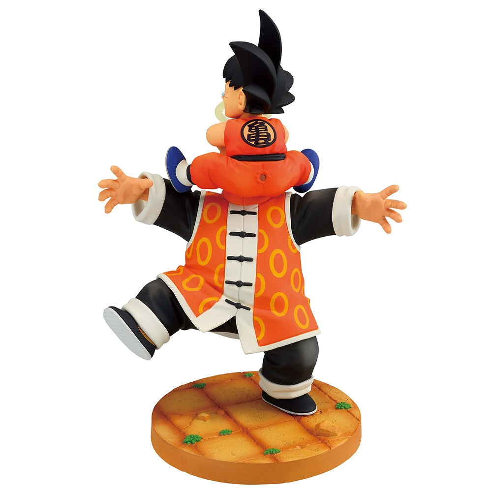 Dragon Ball Son Goku & farfar Son Gohan figur, 16 cm