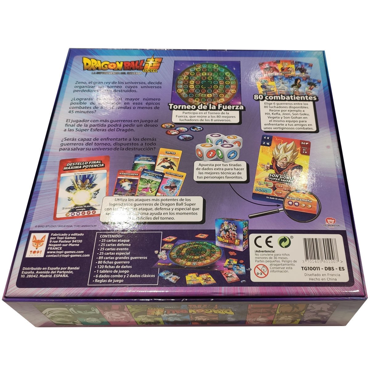 Dragon Ball Spanskt brädspel för fans och samlare