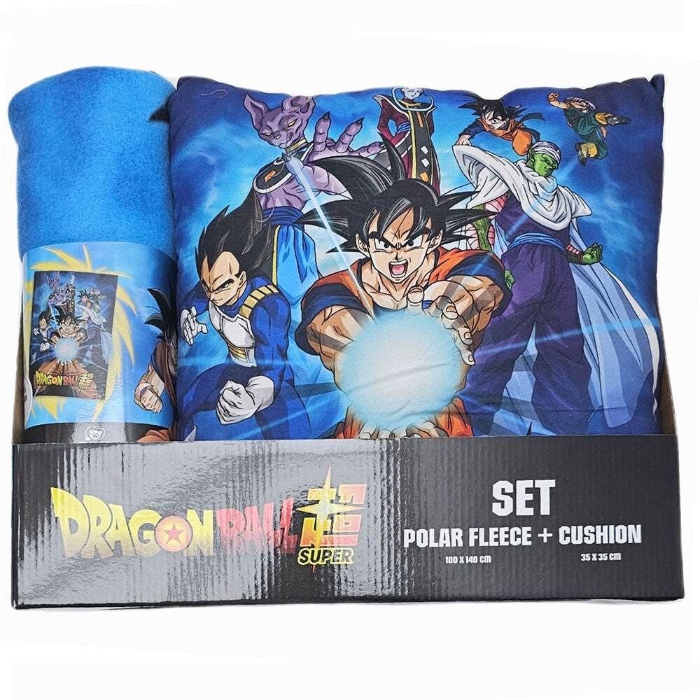 Dragon Ball Super Polar filt och kuddset
