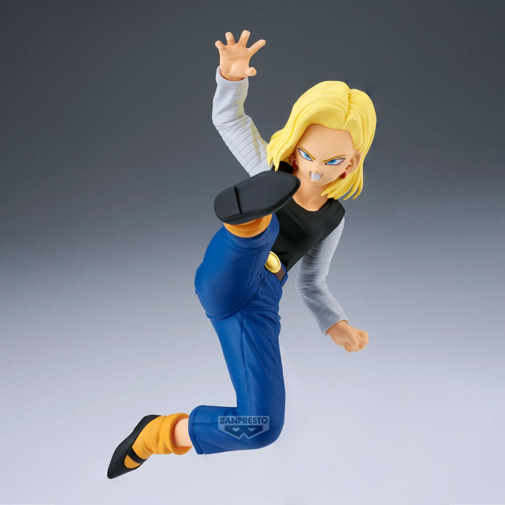 Dragon Ball Z Android 18 & Mr. Satan Actionfigurer Set 11-8cm