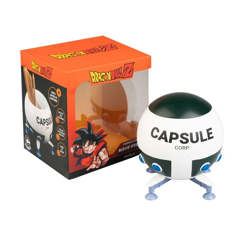 Dragon Ball Z Capsule Corp pennhållare - hållbar, rolig design