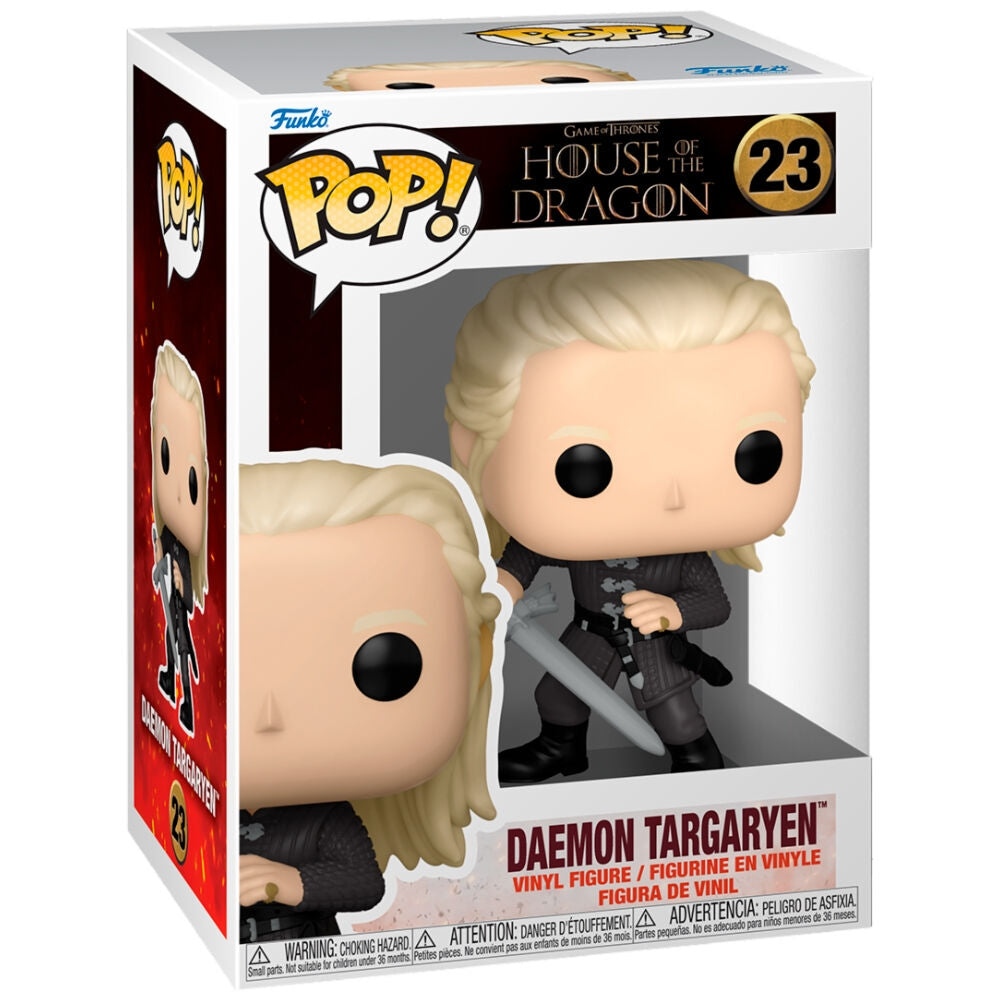 Drakens hus Daemon Targaryen figur, samlarleksak