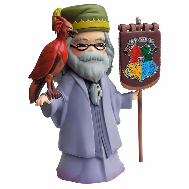 Dumbledore och Fawkes figur, 15 cm samlarleksak