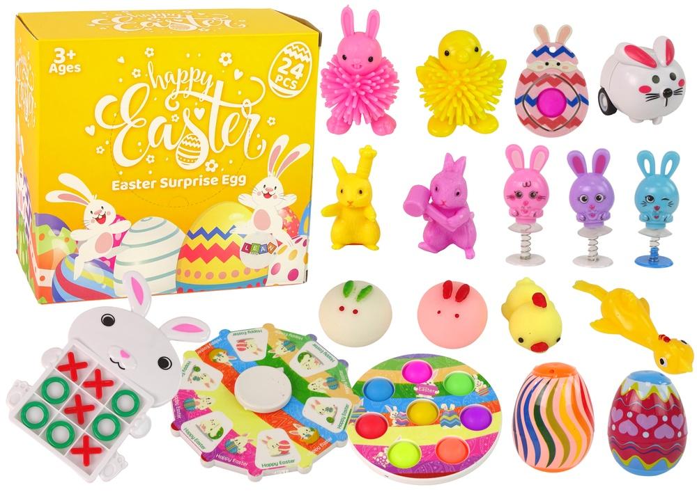 Easter Fidget Toy Set: 18 anti-stress sensoriske elementer