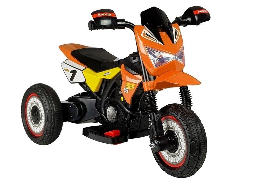 Elektrisk køremotorcykel GTM2288-A, Orange, Børneeventyr