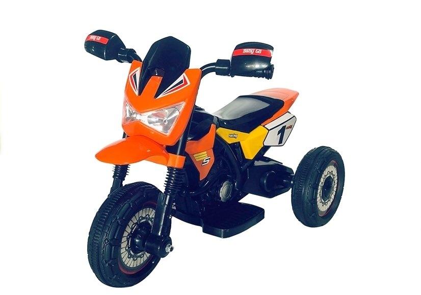 Elektrisk køremotorcykel GTM2288-A, Orange, Børneeventyr