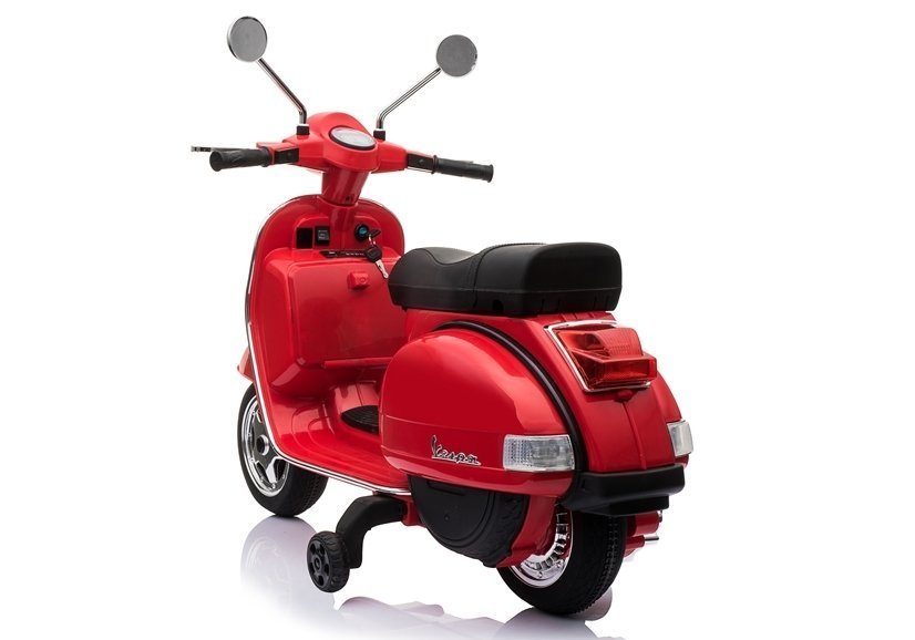 Elektrisk skoter, Red Vespa Style, batteridriven
