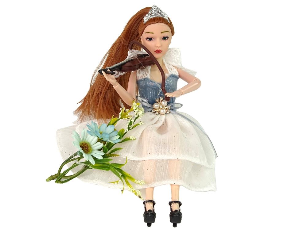 Emily Doll Set: Violin, blomster og modesjov for børn