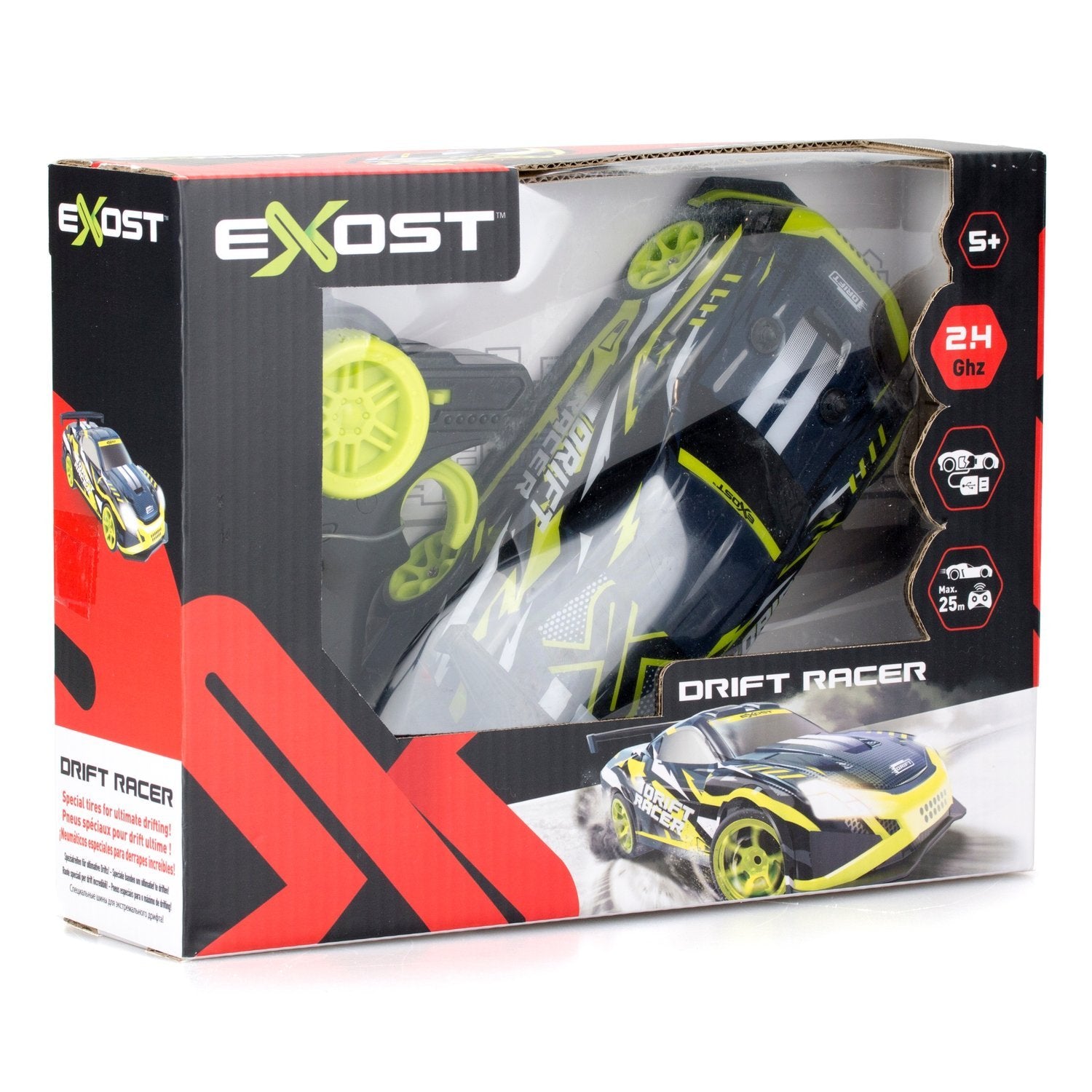 Exost Radio Control Car Drift Racer, målestokk 1:28